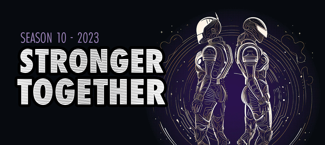 Season 10 Stronger Together logo